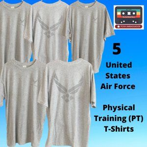 United States Air Force T-Shirts Set of 5 X-Large